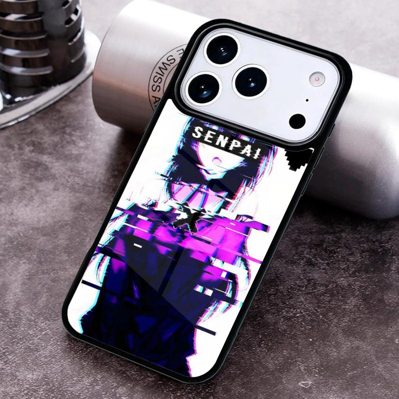 Cute Girl Glitch Animation Phone Case For iPhone 17 16 15 14 13 12 11 Pro Max Plus 17Air Soft Silicone Cover