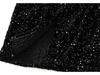 Autumn 2023 Women's Bodycon Sequin Midi Skirt with Back Slit (D8035)
