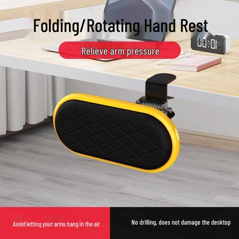 Roterbar arm- och handledsstödsmusmatta med armbågsstöd