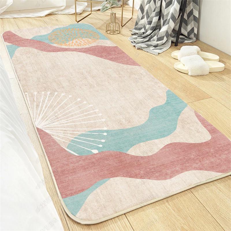 Cozy Bedroom Bedside Carpet: Cute Celebrity-Inspired Floor Mat for Living Room or Coffee Table