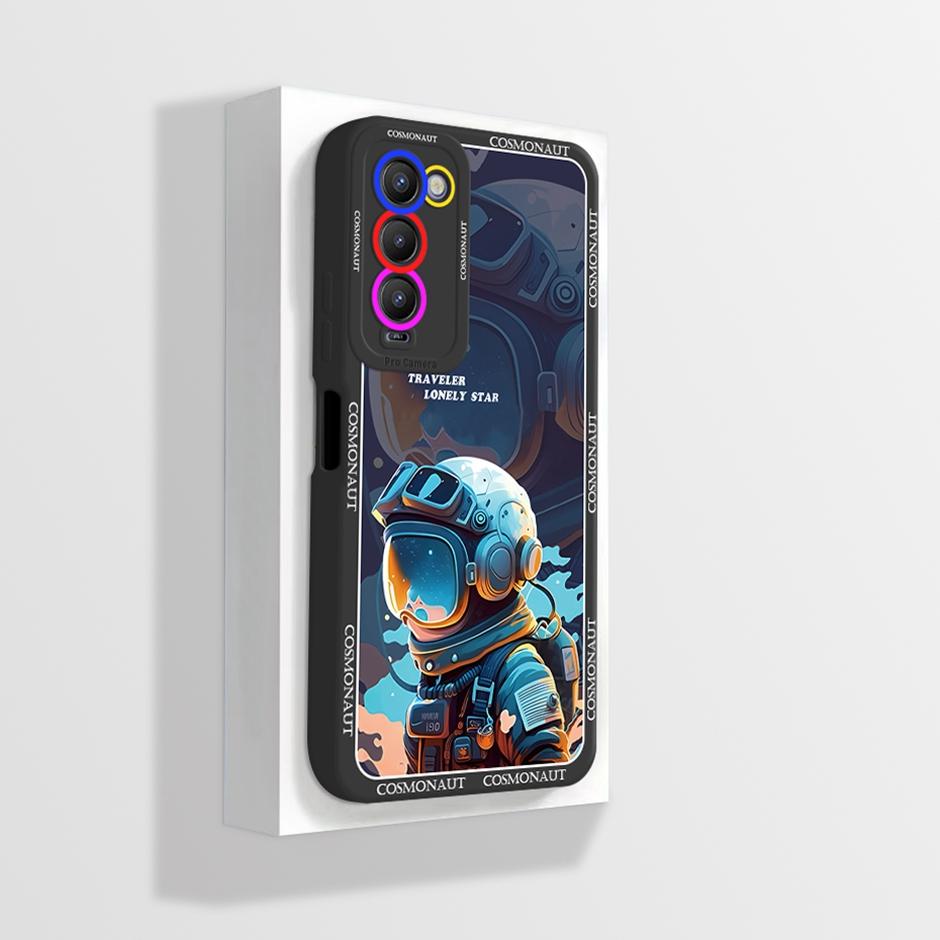 For Tecno Camon 18 18P Case CH6 CH7 Soft Silicone Phone Cover for Camon 18 Camon18 P Camon18P Cases Straight Edge Bumper Fundas