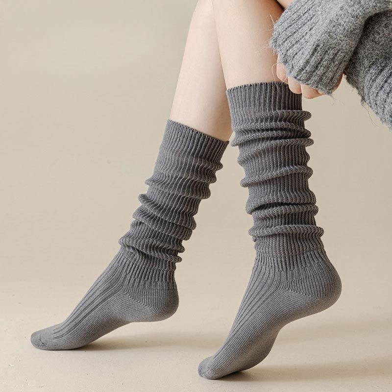 Fleece Loose-fitting Calf Socks for Pregnant Women, Women In Autumn and Winter, and The Elderly Are Thickened for Warmth
