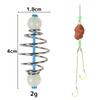 AZ-FRONT Nerie Spiral Bait Spinner für Sabiki-Angeln, 10er-Set