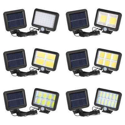 1PC Solar Human Body Induction Light Outdoor Split Garden Light Solar Charging Wall Light Garage Lighting Street Light