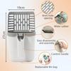 Widen Cat Litter Shovel Self-cleaning Scoop with Refill Bags Large Kitty Litter Box Garbage Picker Waste Bin System Pet Supplies