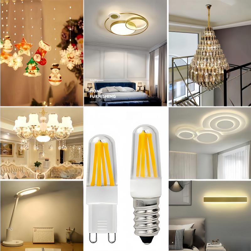 G9 LED Keramik dimmbares Licht 230V 220V Glühbirne 3W 6W 4 LED Filament COB Kronleuchter ersetzt 30W 60W Halogenstrahler