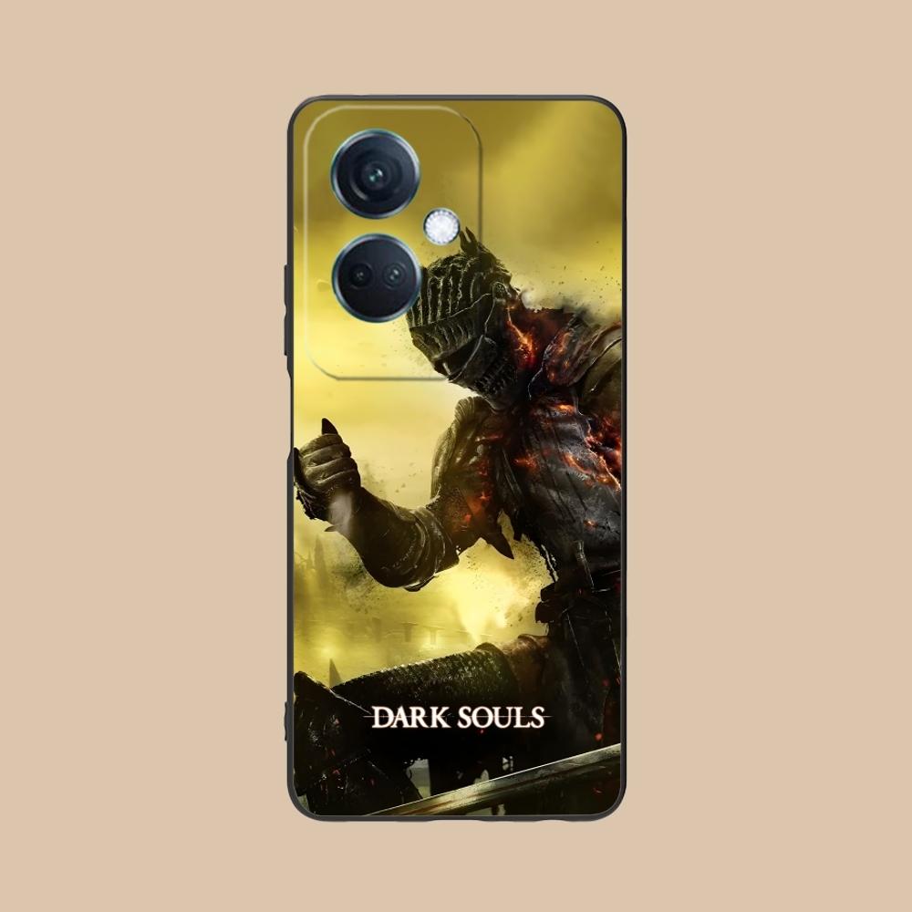 

Dark Souls Smart Mobile Cell Phone Case for OPPO Find X5 X3 X2 A93 Reno 8 7 Pro A74 A72 A53 Black Soft Phone Cover Shell OPPO Find X3 Pro