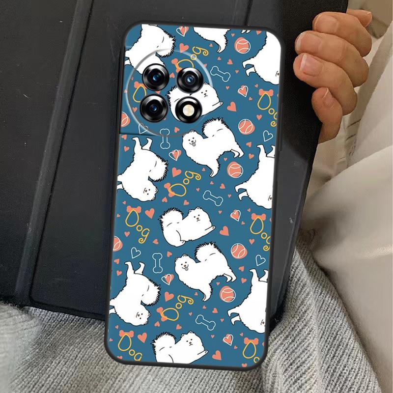 Japanese Spitz Dog Case For OnePlus 15 13 12 11 13R 13T 10T 10R 12R OnePlus Nord 5 CE 2 3 4 Lite N20 N30 Cover