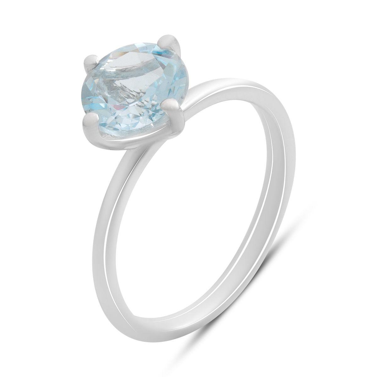 

Silver ring with natural topaz 2.219ct, item weight 2.29 gr (2188216) 18.5