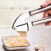 304 Stainless Steel Garlic Press Ginger Crusher Multifunction Manual Garlic Smasher Manual Press Grinding Tool Kitchen Supplies