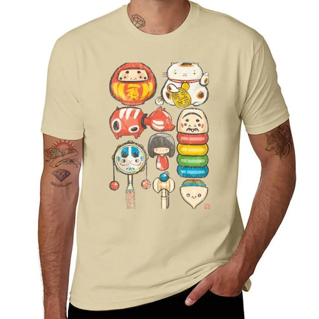 [Special Lucky Toy Box] T-Shirt Plus Sizes Kawaii Clothes Mens Graphic T-shirts Hip Hop