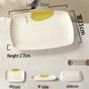Melamine Rectangular Porcelain-Style Plate for Hot Pot & Side Dishes