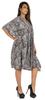 Moomaya Womens Short Kaftan Cover Up Night Dress Kaftan Gown Kimono