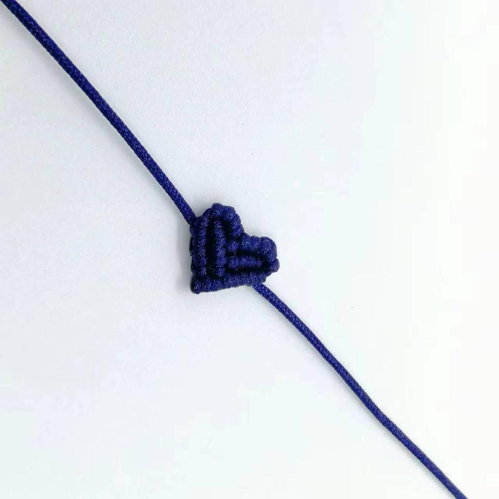 Handarbeit Handgestrickt Pfirsich Herzförmig Glücksbringend Rotes Seil Armband Verstellbar Damen Beste Freundin Anhänger Einfach Herren Paar Liebende Geschenk