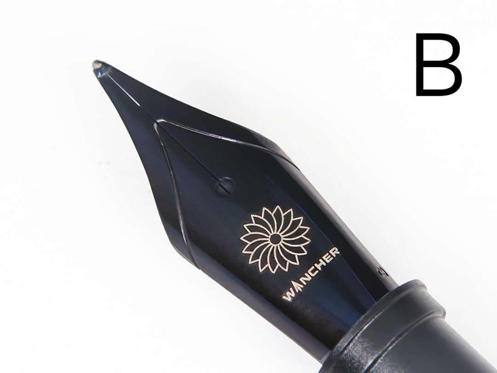WANCHER Replacement Nib Jowo Midnight Blue Stainless Steel for Wancher Fountain Pens #6 (B Bold)