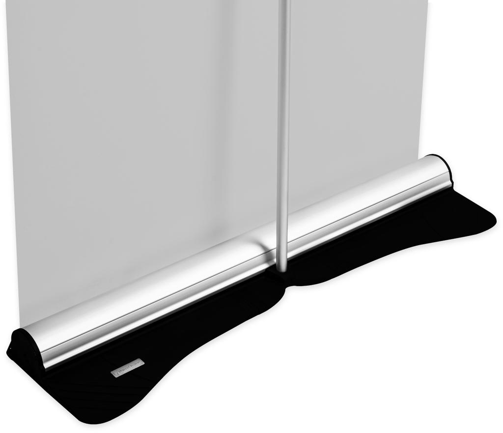 Roll up Clip 85x220 - telescopic pole, graphic exchange system