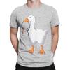 Untitled Goose Game 8 Bit Funny 100 Cotton TShirt Untitled Goose Game Tees Tops For Unisex