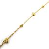 Altesse [G2452] - 2 Tone 'Love' Gold Plated Bracelet