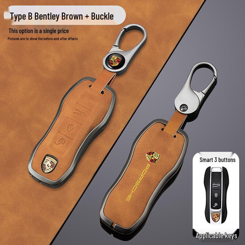 Funda de Carcasa para Llave Porsche para Cayenne, Panamera, Macan, 911, 718, Taycan