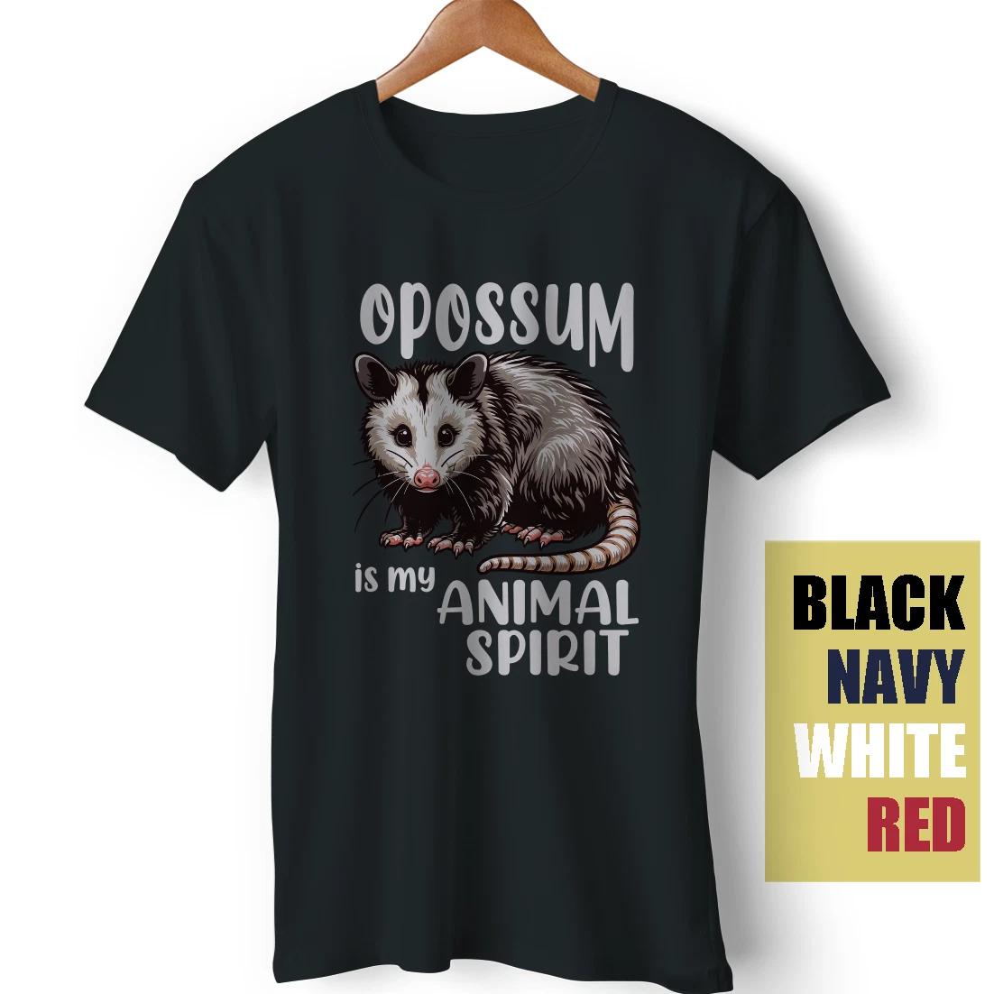 Opossum is My Animal Spirit Street Cat Possum Raccon Trash Funny gift T-Shirt XXXXL