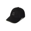 COVERNAT [Cozy Fit] Outline Symbol Logo Ball Cap Black