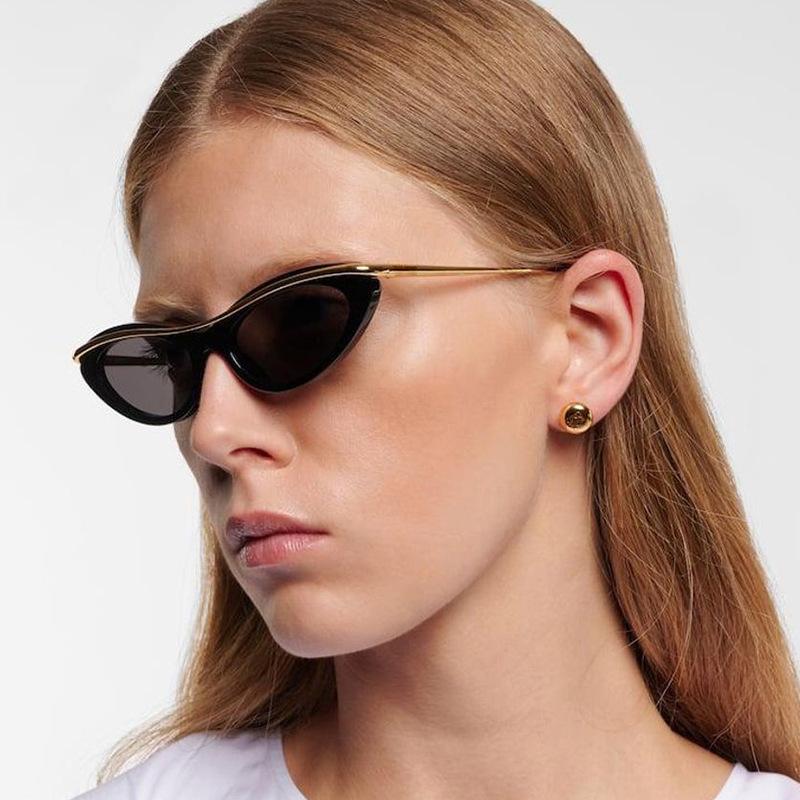 Vintage Stylish Women Sunglass Cat Eye Shape UV400 Protection Men Sunglasses European American Style Sun Glasses Women