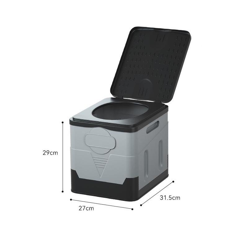 Camping Travel Folding Toilet Portable,Anti-Odor Storage Box,Car Toilet Reusable Toilet for Adults Kids,Emergency Toilet