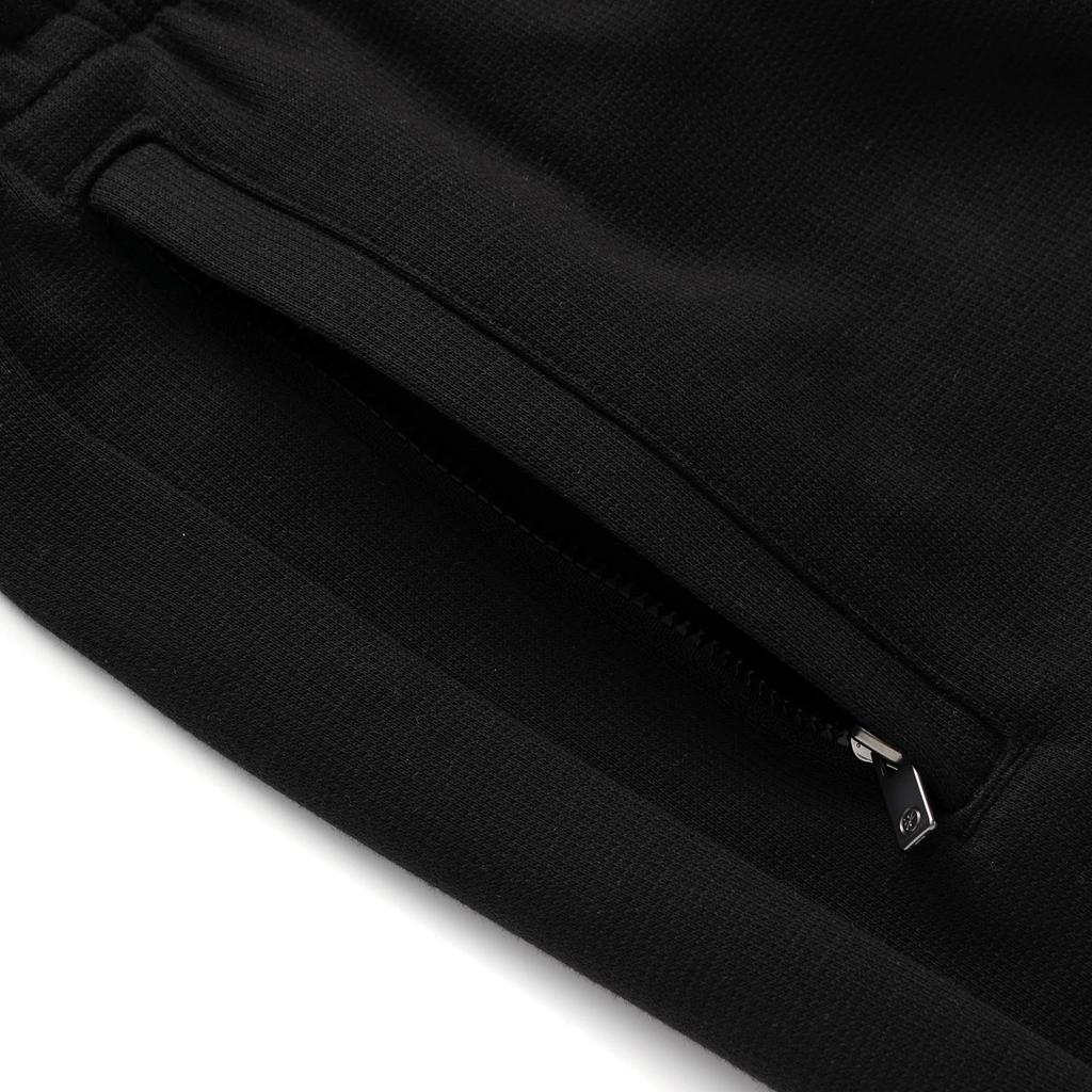 Li-Ning Wade Series Casual Solid Color Sports Sweatpants With Drawstring Waist Men Bottoms Black AKLS373-1