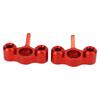 2Pcs RC Metal Steering Knuckles Replacement RC Aluminum Alloy Steering Hub Carrier for JLB 1Celsius10 Truck
