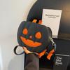 Halloween Funny Pumpkin Bag Fashion Personality Creative Trendy Shoulder Women's Bag Cartoon Oblique Span Bag