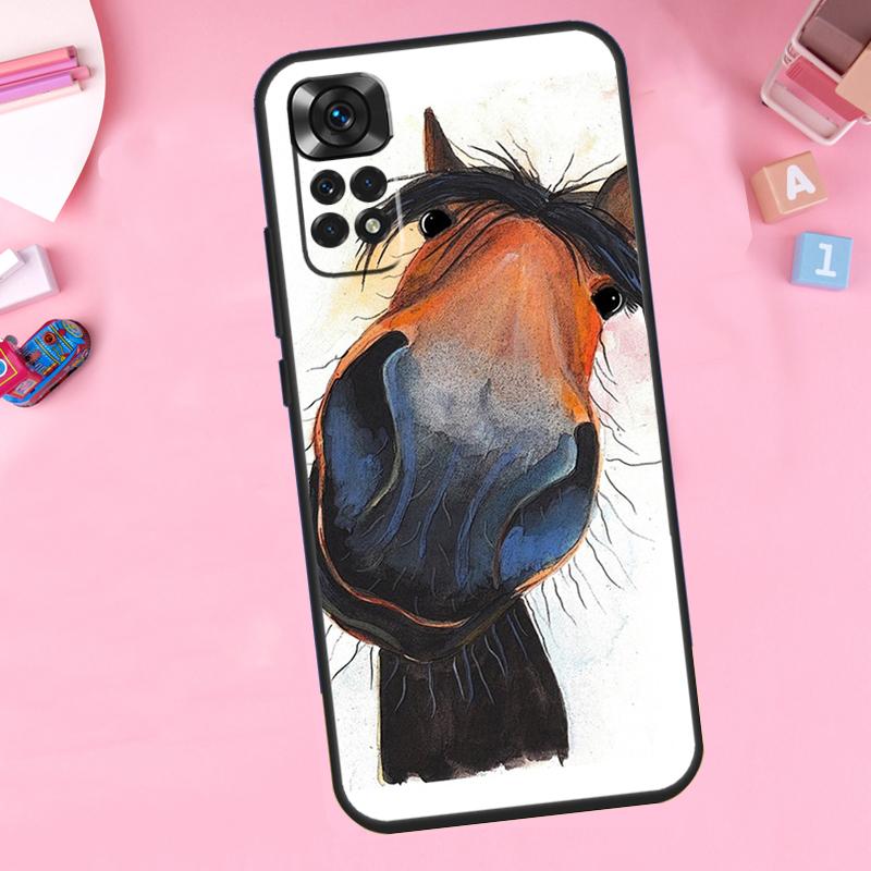 Beautiful Horse For Xiaomi Redmi Note 14 10 11 12 13 15 Pro Plus Phone Case For Redmi 15 15C 14C 12C 10C 13C