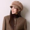 Winter mother wool hat women's fleece thickened duck tongue foreign gas warm hat in the elderly cold knitted cold hat