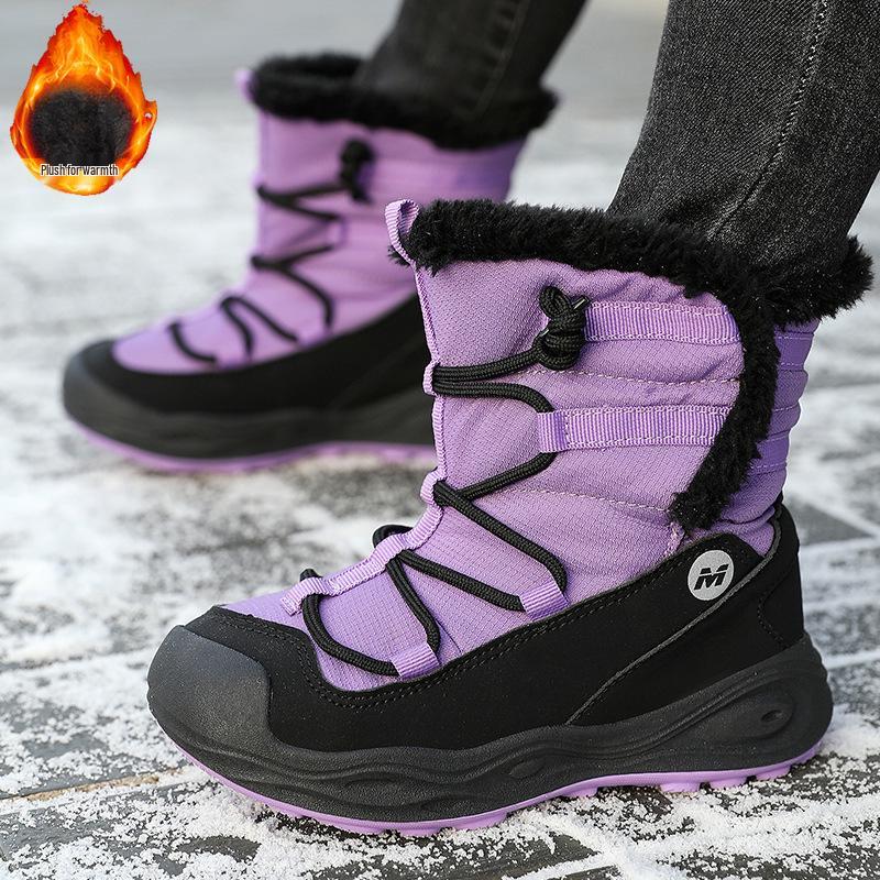 2025 Winter Kids' High-Top Non-slip Waterproof Snow Boots