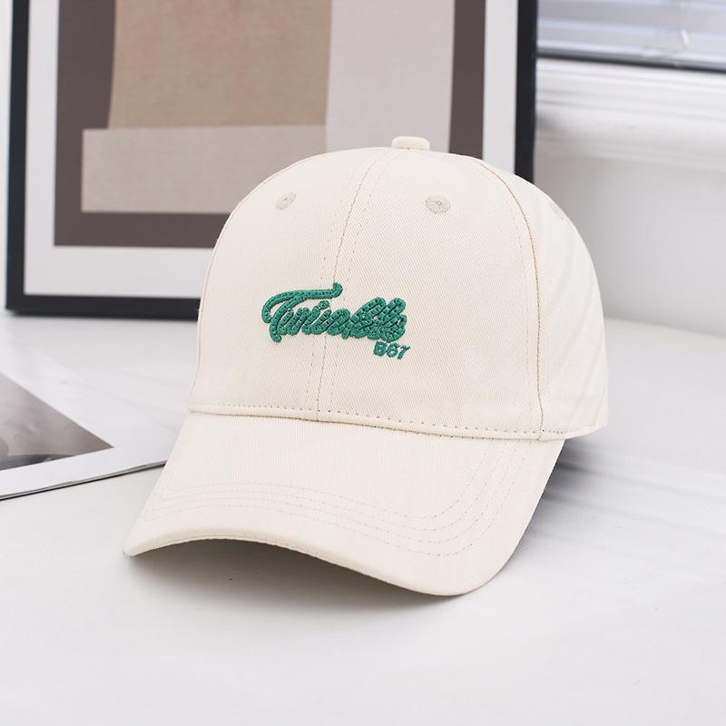 Embroidery Letter Baseball Cap Women'S Spring Summer Versatile Cap Men'S Casual Versatile Outdoor Hat