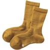 Mizuno Breath Thermowool Socks for Outdoor Sizes Size B2JX9702 Mid-Weight Travel, Women's, Yellow, 22-24 (Japan S),