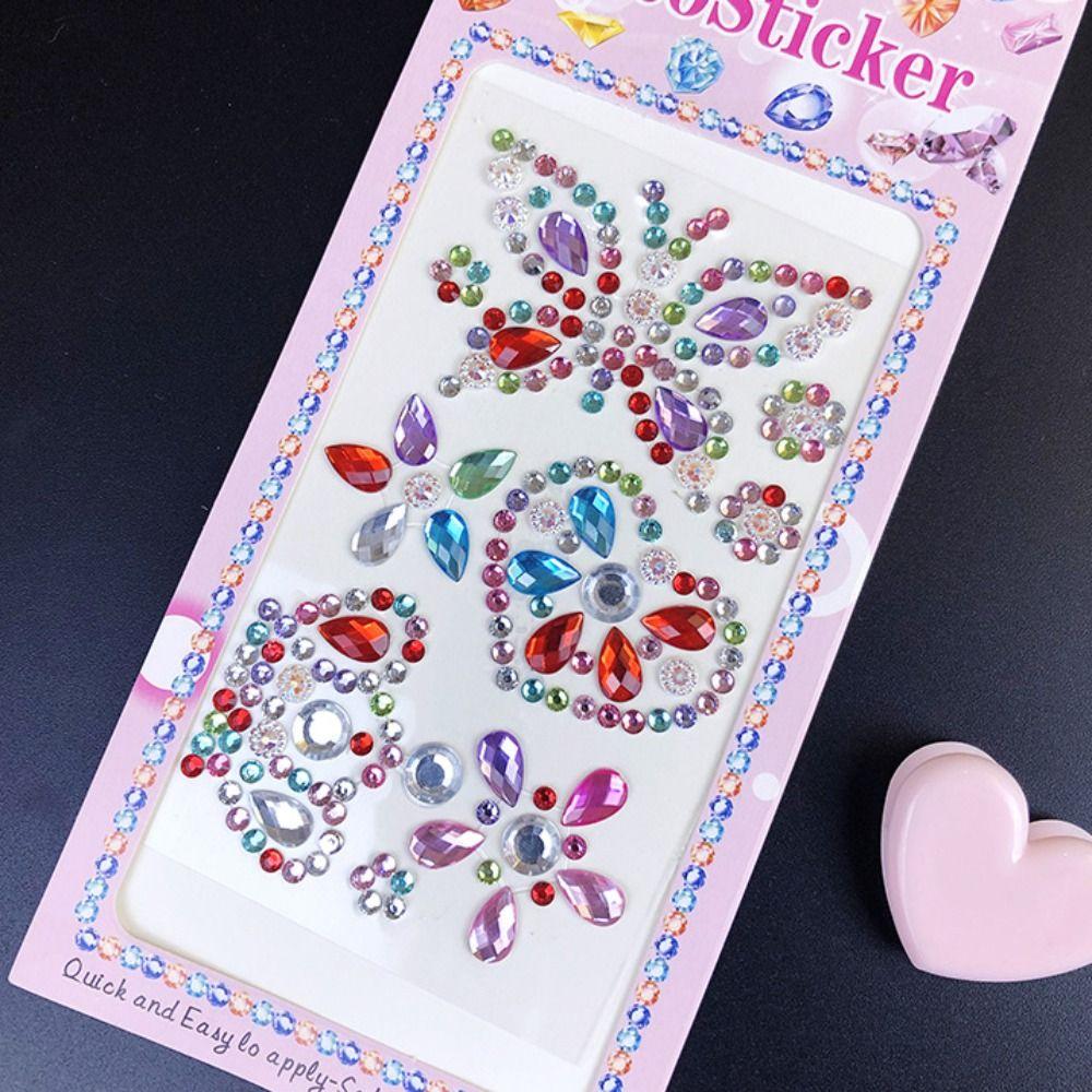 

Декоративные наклейки Сделай сам Акриловые наклейки с драгоценными камнями Скрапбукинг Кристальные наклейки со стразами Детские Девочки 15
