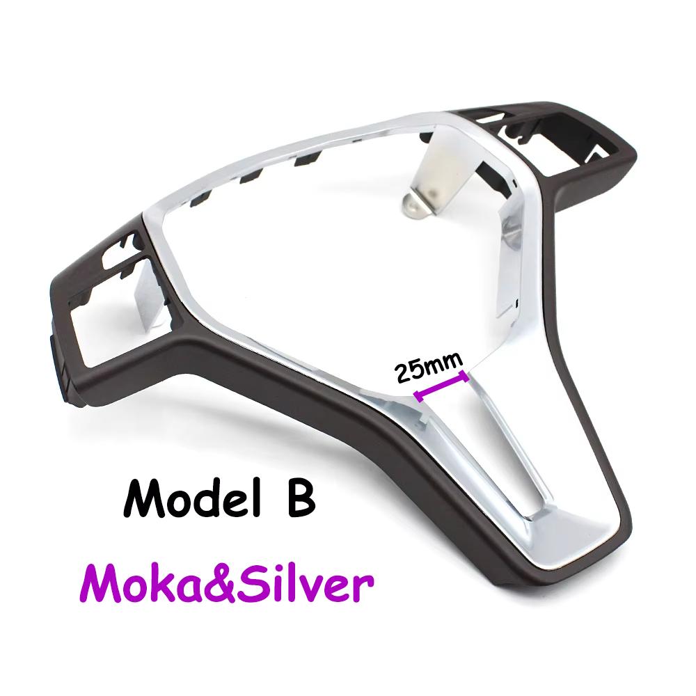25MM Interior Car Steering Wheel Cover Panel Trim For Mercedes Benz A B C E Class W176 W246 W204 X204 W212 W207 W156 W117
