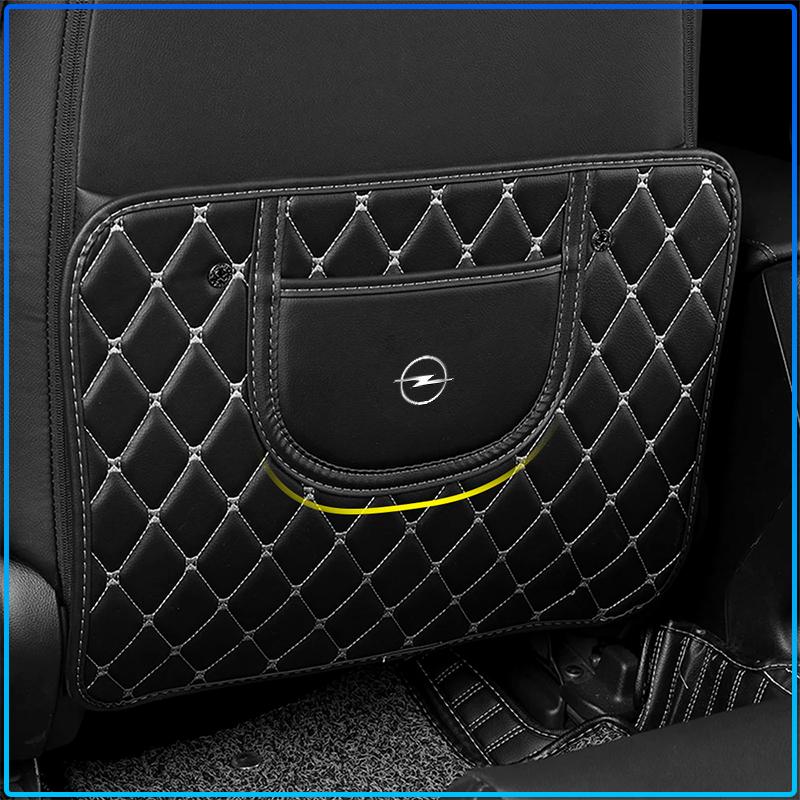 Car Seat Back Storage protective Pad Prevent Kick Mat For Opel crosa d astra h insignia astra j zafira b mokkaastra vivaro astra g