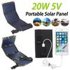 20W Portable Solar Panel IP65 Waterproof Foldable Solar Panel Kit Portable Generator Charger for Car Boat Caravan Camp