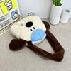 Cartoon  Headmaster Dog Handheld Underarm Bag Portable One-Shoulder Dual-Purpose Sweet Large-Capacity Plush Crossbody Bag