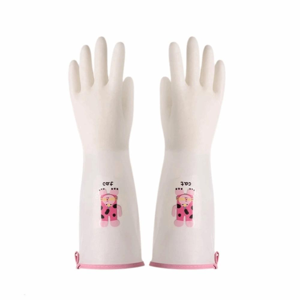Tear-resistant Cleaning Gloves Thickened Kitchen Gloves Laundry Gloves  Kitchen Use