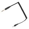 6,35 mm na 3,5 mm stočený kábel Pozlátená zasúvacia zástrčka Plug and Play Prenosný zvukový adaptérový kábel pre PC Laptop MP3