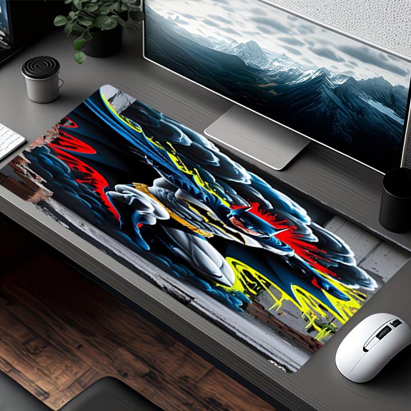Batman Print Mouse Pad, for Keyboard Pad Laptop PC Mat for Office Home Use, Desk Decor, Perfect Birthday Gift for Gamers