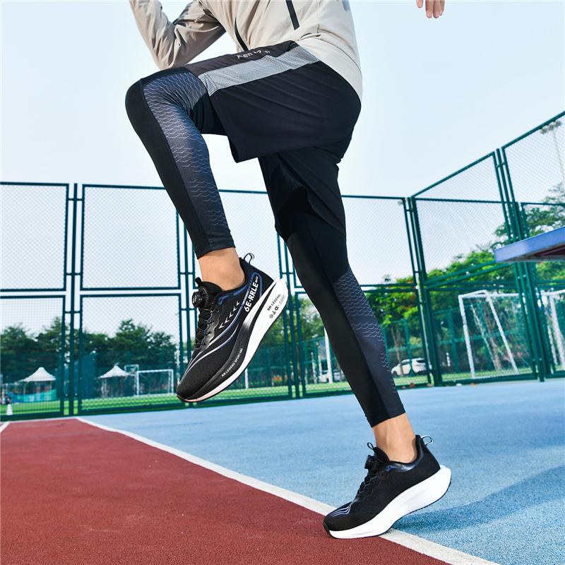 Men's Outdoor Sports Casual Four Season Breathable Fashion Comfortable Sneakers Light Soft-sole Speed Running Shoes Racing Shoes