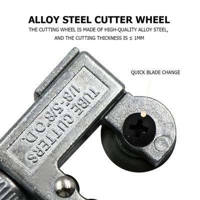 3-16mm Tube Cutter Tool Alloy Steel Small Copper Pipe Tubing Cutter Tube Pipe Cutter Copper Brass Aluminum Cutting