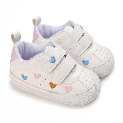 Baby Shoes Spring and Autumn Models 0-1 Years Old Velcro Gum Bottoming Shoes Baby Learning Shoes