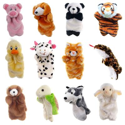 Tier Handpuppe Katze Puppen Plüsch Handpuppe Frühe Bildung Lernspielzeug Kinder Marionetten Puppen zum Geschichtenerzählen