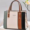Women Crossbody Bag Stylish and Simple Color-block Bag, PU Material, with Long Shoulder Strap, Handbag, Crossbody Bag
