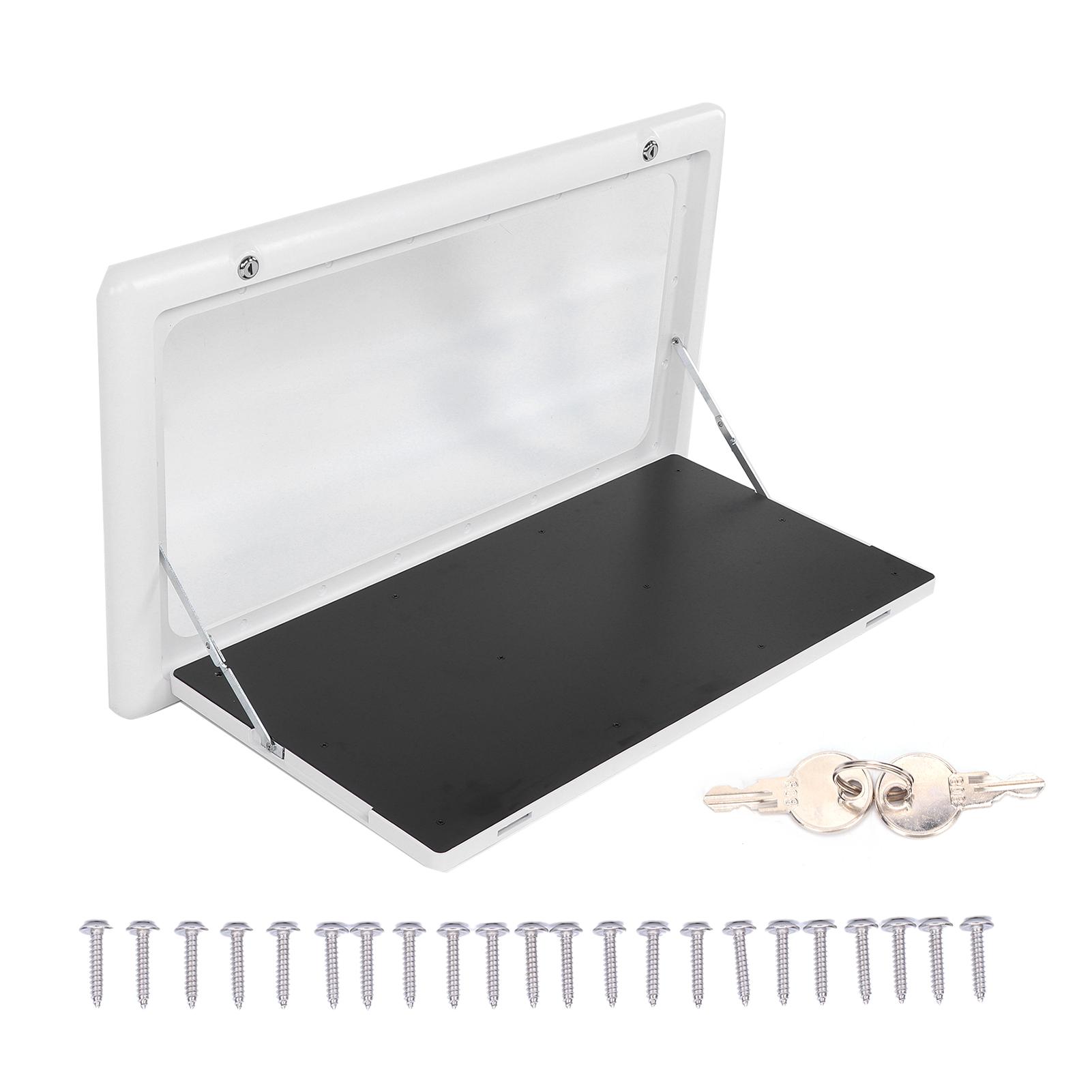 

Складной внешний стол 25 кг грузоподъемность с 2 ключами для дома на колесах, автодома, кемпинга на открытом воздухе, пикника