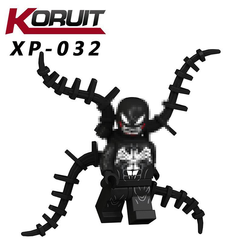 Kelei KT1004 Superhero Series Children s Educational Building Blocks Toy Bag